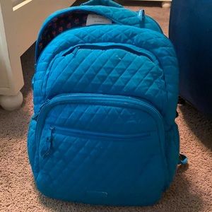 vera bradley xl campus blue bookbag